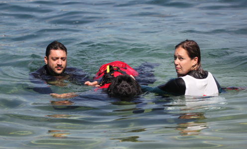 16 juin 2024, entraînement à l’eau à Allaman, 10h00