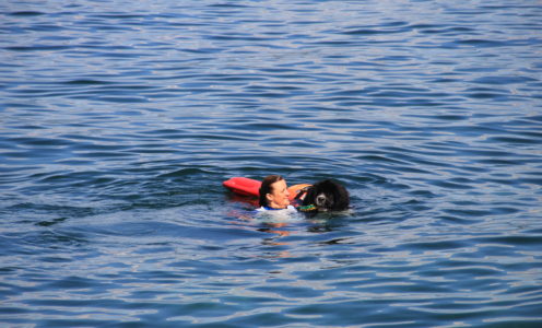 28 juillet 2024, entraînement à l’eau à la Belotte, 10h00