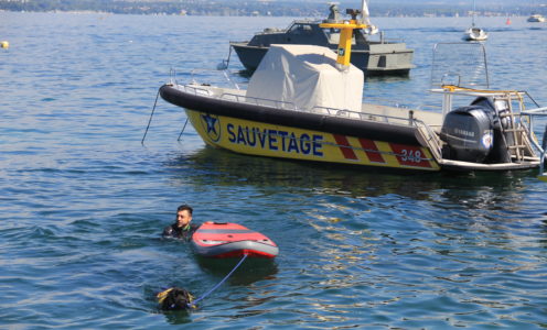 25 août 2024, entraînement à l’eau à la Belotte, 10h00