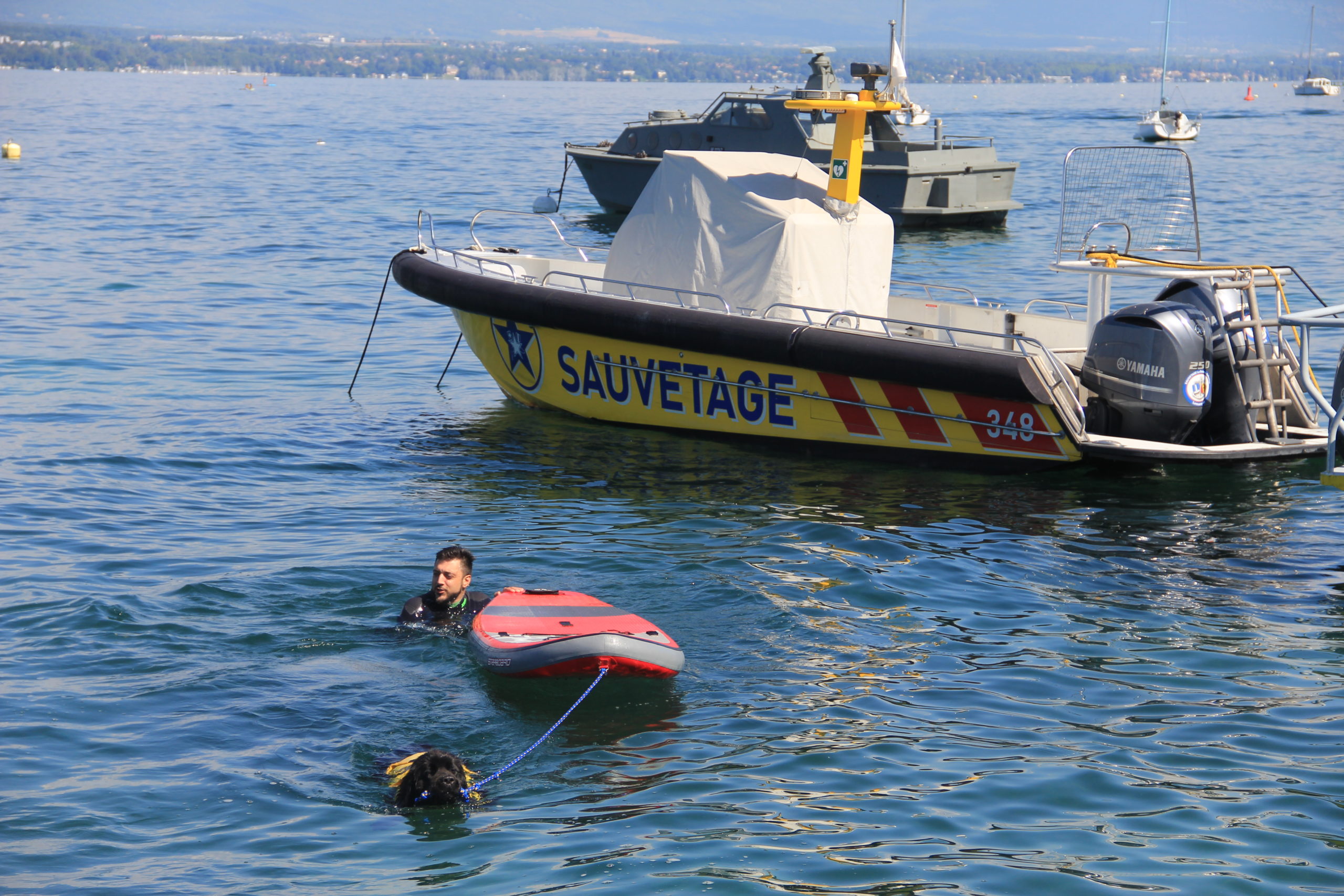 25 août 2024, entraînement à l’eau à la Belotte, 10h00