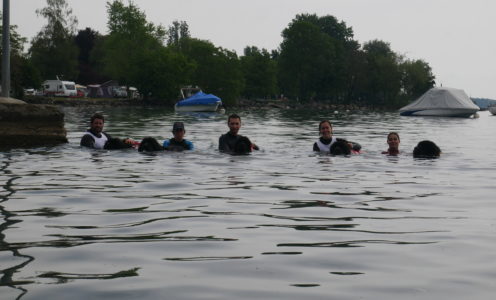 2 juin 2024, entraînement à l’eau à la Belotte, 10h00